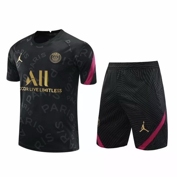 Entrenamiento Paris Saint Germain Conjunto Completo 2020-21 Negro Oro